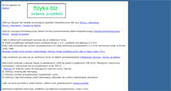 Desktop Screenshot of fizyka.biz
