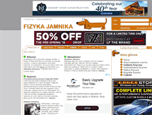 Tablet Screenshot of fizyka.org